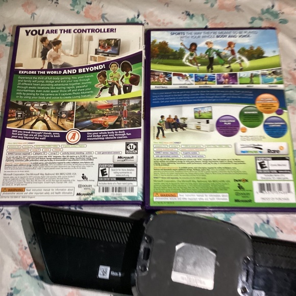 OEM Microsoft XBOX 360 Kinect Sensor Bar camera with adapter and 4 games Kinect - Picture 9 of 16